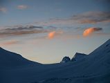 14 The First Light Of Sunrise Burns The Scattered Clouds Orange Above The Raphu La And Chomolonzo From Mount Everest North Face Advanced Base Camp 6400m In Tibet 
